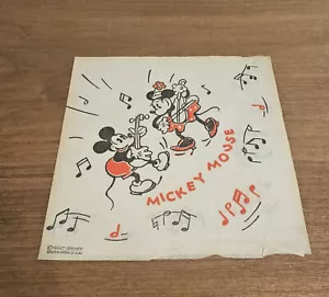 Vintage1960s Disney Napkin Mickey Minnie Mouse #13 - Picture 1 of 2