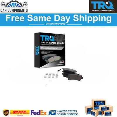 TRQ 全新后陶瓷碟刹垫套装 适用于 2014 - 2020 Ram ProMaster 1500 3500 — 第 1/4 张图片