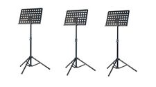 3 x New Konig & Meyer K&M 11899 Quality Folding Orchestral Band Music Stands 