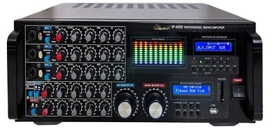 Amplificador de mezcla de karaoke IDOLpro IP-4000 3000W, óptico, HDMI, control de retroalimentación Foto 1 de 2