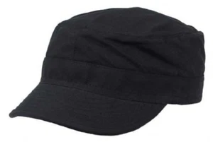 Neu Herren US Army Style BDU Feldkampf RIPSTOP Baseballkappe SCHWARZ - Bild 1 von 7