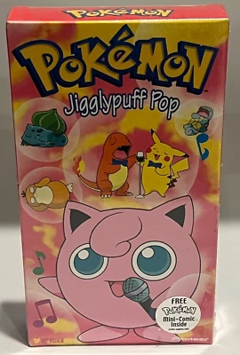 Pokemon Jigglypuff Pop New Vhs With Collectible Mini Comic Inside - Image 1 of 4