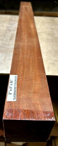 ONE STUNNING KILN DRIED RED QUEBRACHO TURNING BLANK WOOD LUMBER 3" X 3" X 36" - Picture 1 of 2