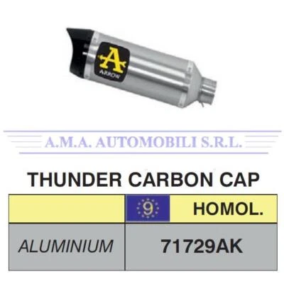 Terminale Street Thunder allum. fond. carby Suzuki GSX-R 600 i.e. 2008 2009 2010 - Immagine 1 di 4