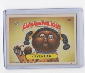 1986 Topps Garbage Pail Kids 4-EYED IDA #139b Sticker Card - Picture 1 of 2