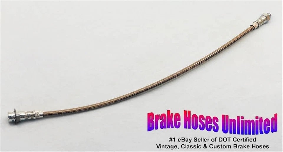 ЗАДНИЙ ТОРМОЗНОЙ ШЛАНГ из нержавеющей стали Oldsmobile F85 / Cutlass, 1962 1963 - Изображение 1 из 1