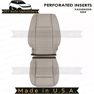 2010-2014 For Ford Mustang GT Passenger Top/Bottom Leather Seat Covers Tan - Picture 1 of 17