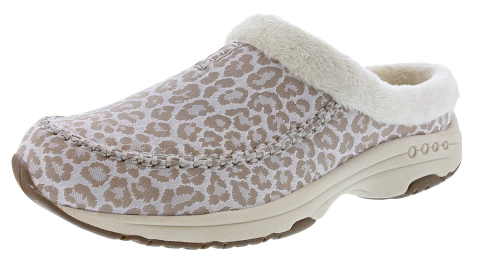 TAMANCOS FEMININOS EASY SPIRIT TRAVELFURR 2 LARGURA SLIP ON MULA - Imagem 1 de 1