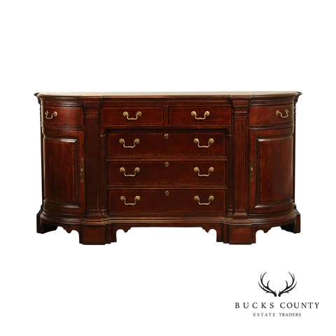 Madison Manor Georgian Style Granite Top Mahogany Buffet or Sideboard Cover