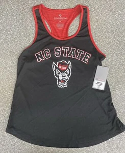 NEW North Carolina NC State Wolfpack Colosseum Red Racerback Tank Top Womens M - Picture 1 of 5