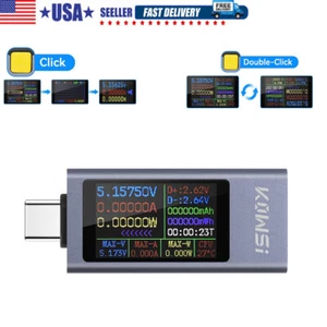 Typ USB C Tester Leistungsmesser 4-30V Digital Multimeter Spannung Strom Tester - Bild 1 von 8