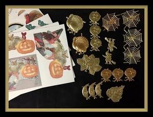 Anna Griffin VINTAGE HERBSTKARTE DECOUPAGE SET mit 19 Dresdner Teilen!  - Bild 1 von 12