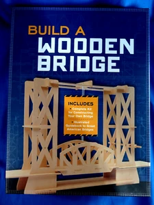 Kit de puente de madera Build a America's Greatest Bridges guía - Imagen 1 de 6
