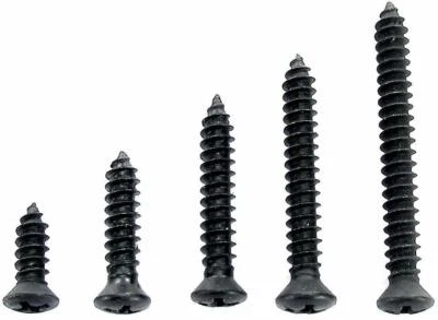 Phillips Oval Head Black Screws #8 x 1/2 to 1-1/2" Qty-125 (2010-2014) #2104BB Foto 1 de 4