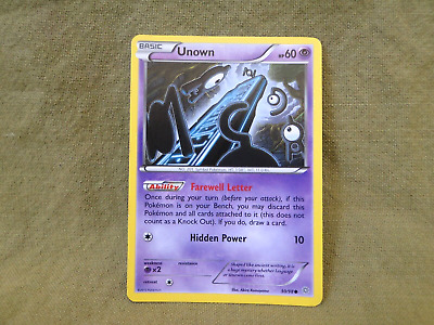 Pokemon Trading Card - Ancient Origins: Unown 30/98