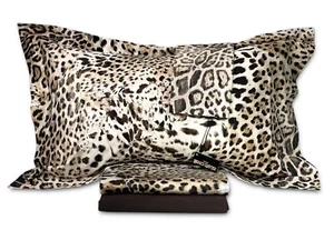 Lenzuola Roberto Cavalli Bravo Completo letto matrimoniale 100% raso di cotone - Foto 1 di 18