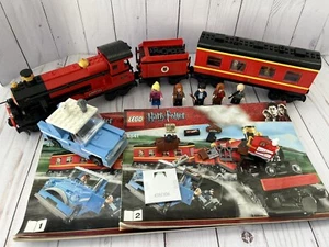 Lego # 4841 - Harry Potter Hogwarts Express w/ Manuals & Minifigs Draco Hermione - Picture 1 of 12