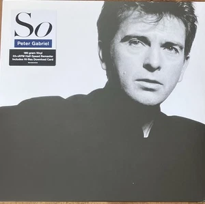 PETER GABRIEL  SO - HALF SPEED MASTER VINYL LP    *NEW* - clsssic album - Imagen 1 de 2