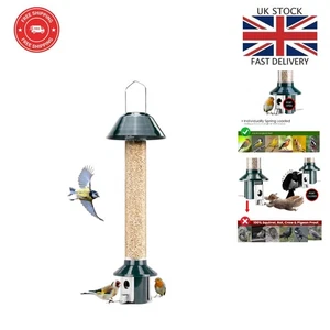 Eichhörnchenfestes Vogelfutterhaus 2L gemischt Samen - strapazierfähig & wetterfest - Bild 1 von 10