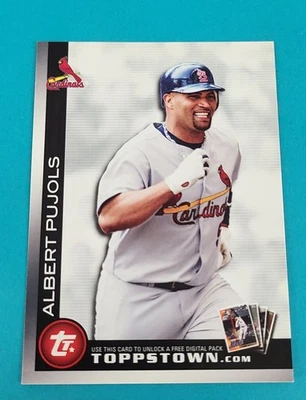 2010 Topps Ticket to Topps Town #TTT14 Albert Pujols Cardinals BASEBALL Card S - Image 1 of 2