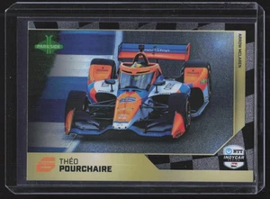 2025 Parkside NTT IndyCar Collection-Theo Pourchaire Flag Sparkle Foil #6 - Foto 1 di 2