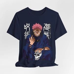 Jujutsu Kaisen Anime Tee, Maglietta Grafica Unisex per Otaku, Manga Giapponese - Foto 1 di 18