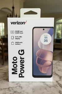 Verizon Motorola Moto G Power 2024 5G 128GB MOTXT2415VPP 8GB RAM Prepaid Phone - Picture 1 of 5