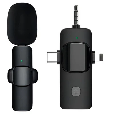  Kabelloses Lavalier-Mikrofon für Handy, Kamera, Computer, Radio, Rauschunt2064 - Bild 1 von 4