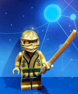 LEGO Minifigur Golden Ninja Lloyd The Final Battle Golden Dragon njo073  - Bild 1 von 6