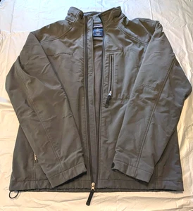 Free Country Men's Jacket Zip Up Stretch Fleece Coat Softshell Size Medium - Picture 1 of 10