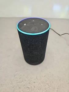 Altavoz inteligente Amazon Echo 2da generación con tela Alexa Dolby carbón funciona - Imagen 1 de 5