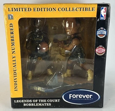KEVIN GARNETT LATRELL SPREWELL FOCO DUAL BOBBLEHEAD /504 LEGENDS OF THE COURT - Image 1 of 4