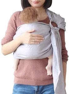 Baby Ring Sling Baby Carrier, Soft Baby Sling Carrier for Newborn to Toddler,... - Picture 1 of 8