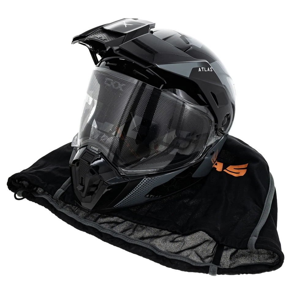 Open-Box.CKX Atlas Casco de Motocicleta Escudo Único Liberación Rápida Proclip SDP Foto 1 de 4