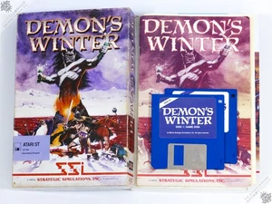 ATARI ST DEMON'S WINTER BIG BOX 3,5" FLOPPY DISK VINTAGE COMPUTERSPIEL 1988 SSI - Bild 1 von 1