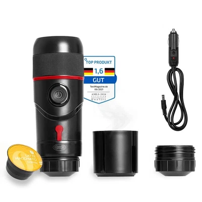 HEYNER® Espressomaschine Reisekaffeemaschine 12V 60 ml kompatibel mit Nespresso  - Bild 1 von 4