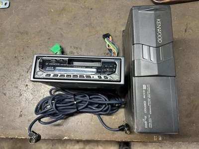 Unidad principal de radio Kenwood KRC-335 con cambiador de CD reproductor de casete clásico de colección Foto 1 de 4