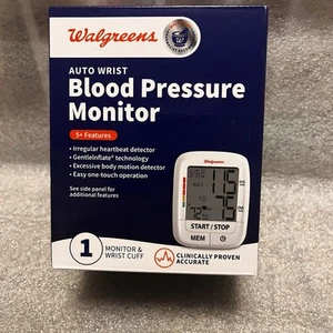 Walgreens Auto Wrist Blood Pressure Monitor Easy One Touch Operation Open Box - Picture 1 of 13