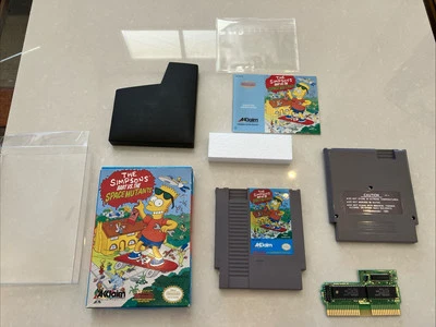 The Simpsons: Bart vs the Space Mutants NES jogo, manual e caixa autêntico testado - Imagem 1 de 4