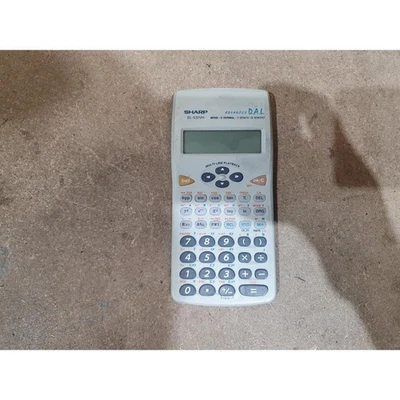 Sharp EL-531VH Scientific Calculator White Advanced D.A.L. Digital LCD Display - Image 1 of 4