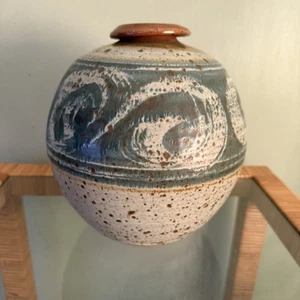 MCM Design Pacific Northwest Art Studio Pottery 9” Vase Signed Forrest Germany - Picture 1 of 6