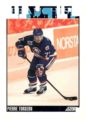 1992-93 Score #430 Pierre Turgeon - Image 1 of 2