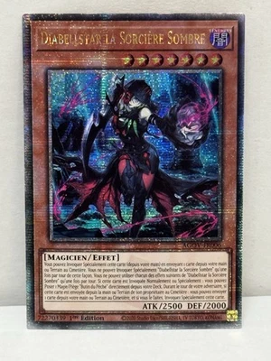 FRENCH Diabellstar the Black Witch (Quarter Century Secret Rare) AGOV-FR006 #1 - Image 1 of 4