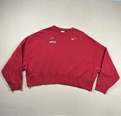 Nike Alabama Golf Sweatshirt Womens M Phoenix Crimson Tide NCAA Oversized - Image 1 of 4