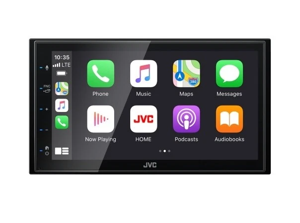 JVC KW-M56BT 2-DIN Digital Media Receiver CarPlay Android Auto Bluetooth USB - Image 1 of 4