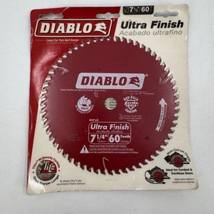 Hoja de sierra circular Diablo D0760 71/4" 60 dientes acabado ultra - Imagen 1 de 5