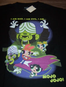 THE POWERPUFF GIRLS MOJO JOJO MONKEY Cartoon Network T-Shirt MENS XL NEW - Picture 1 of 3