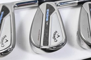 Callaway Paradym Ai Smoke Irons / 6-PW+GW / Regular Flex Cypher 2.0 60 Shafts - Picture 1 of 7