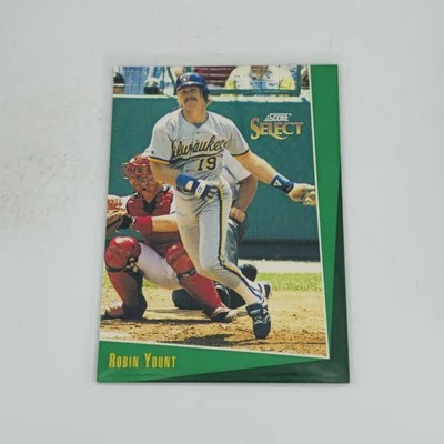 Robin Yount 1993 Select #22   Milwaukee Brewers HOF - Image 1 of 2
