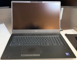 Dell Precision 7760, 17” 4K Screen, i9-11950H CPU, 64GB, 1TB NVMe, RTX A5000 GPU - Picture 1 of 7